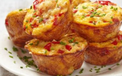 L’omelette muffin jambon-fromage