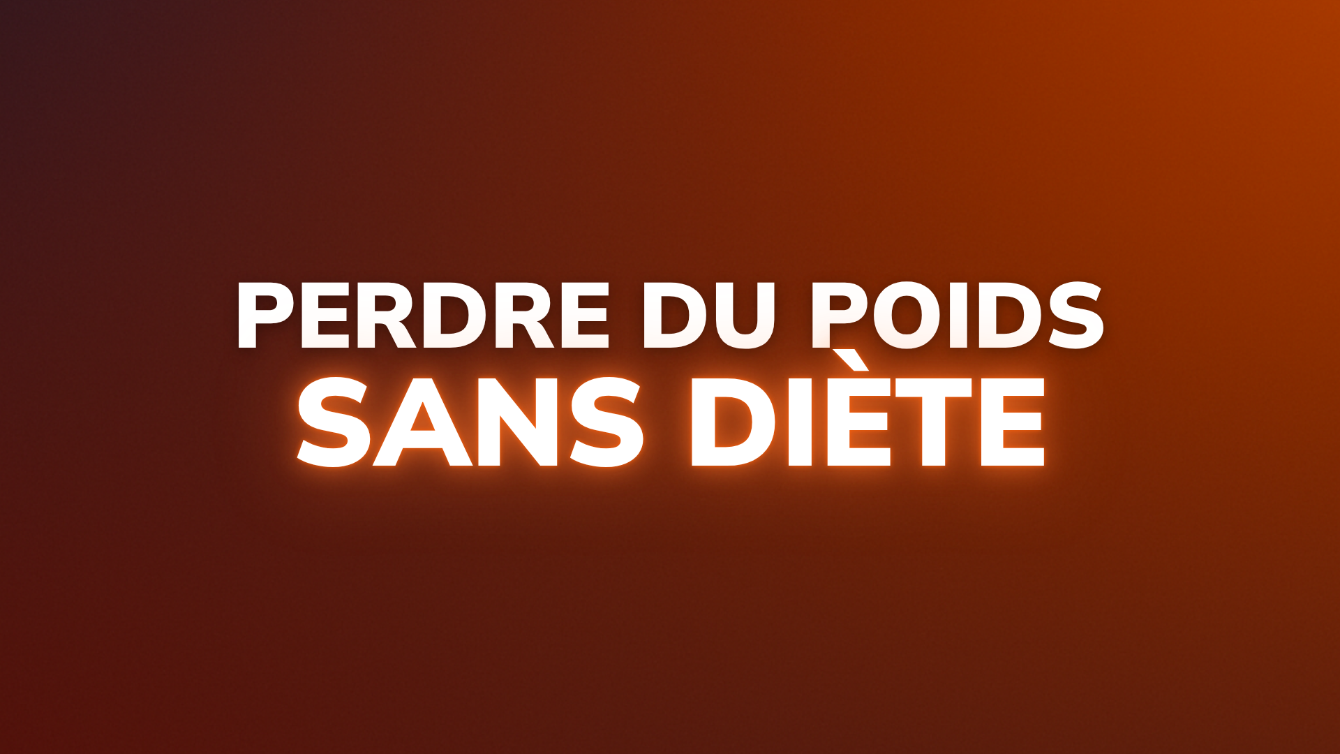 Comment perdre du poids durablement sans régime extrême