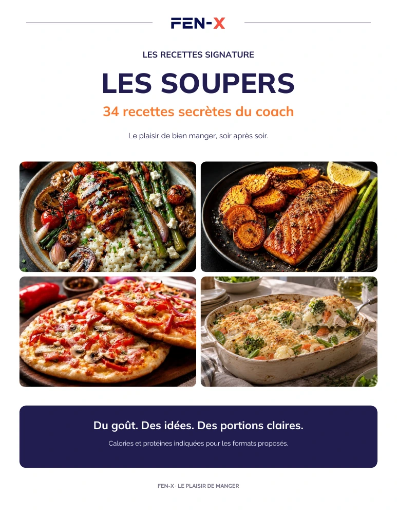 Couverture du livre Les soupers — 34 recettes secrètes du coach